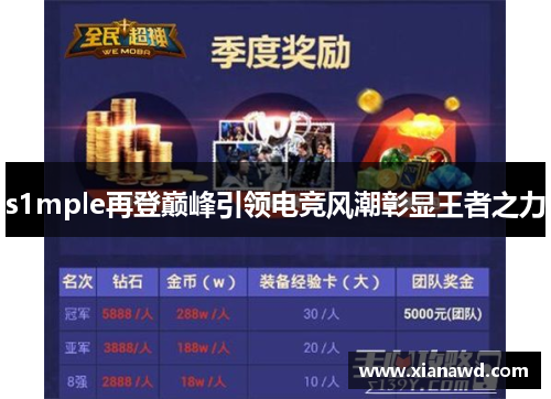 s1mple再登巅峰引领电竞风潮彰显王者之力